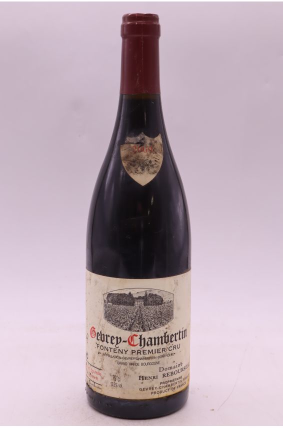 Henri Rebourseau Gevrey Chambertin 1er cru Fonteny 2009 - PROMO -10% !