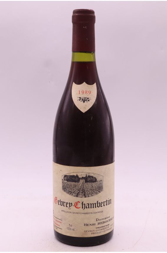 Henri Rebourseau Gevrey Chambertin 1989