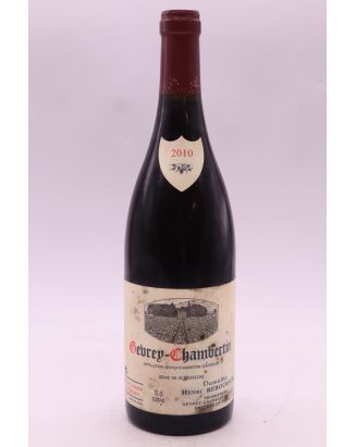 Henri Rebourseau Gevrey Chambertin 2010 - PROMO -5% !