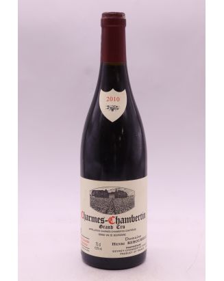 Henri Rebourseau Charmes Chambertin 2010