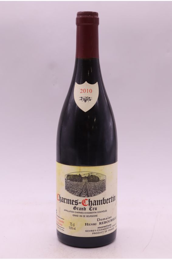 Henri Rebourseau Charmes Chambertin 2010