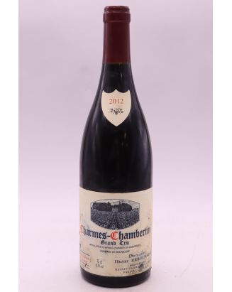 Henri Rebourseau Charmes Chambertin 2012 - PROMO -10% !