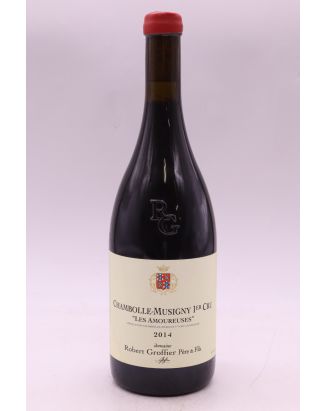 Robert Groffier Chambolle Musigny 1er cru Les Amoureuses 2014