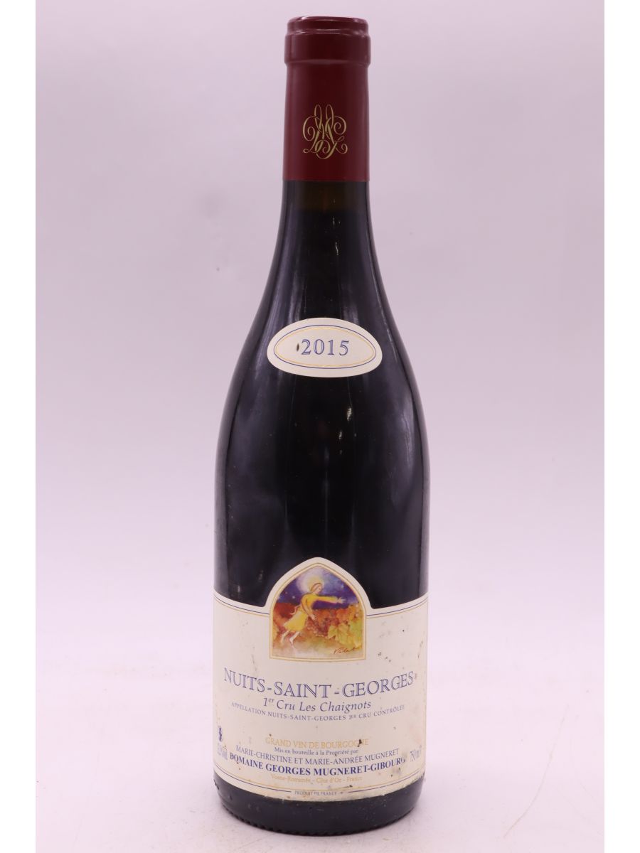image du vin Mugneret Gibourg Nuits Saint Georges 1er Cru les Chaignots 2015 Promo