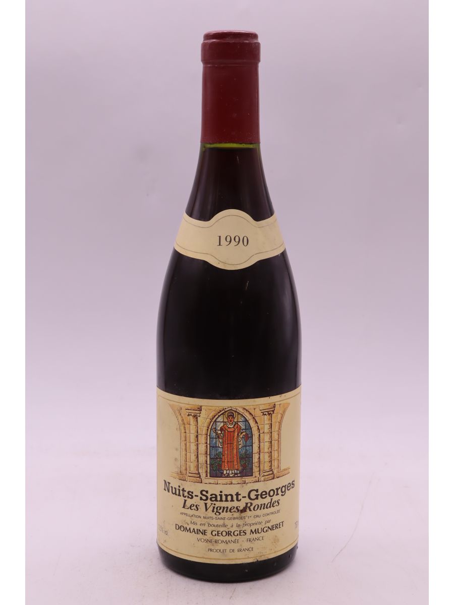 aperçu du vin Mugneret Gibourg Nuits Saint Georges 1er Cru Aux Vigne Rondes 1990