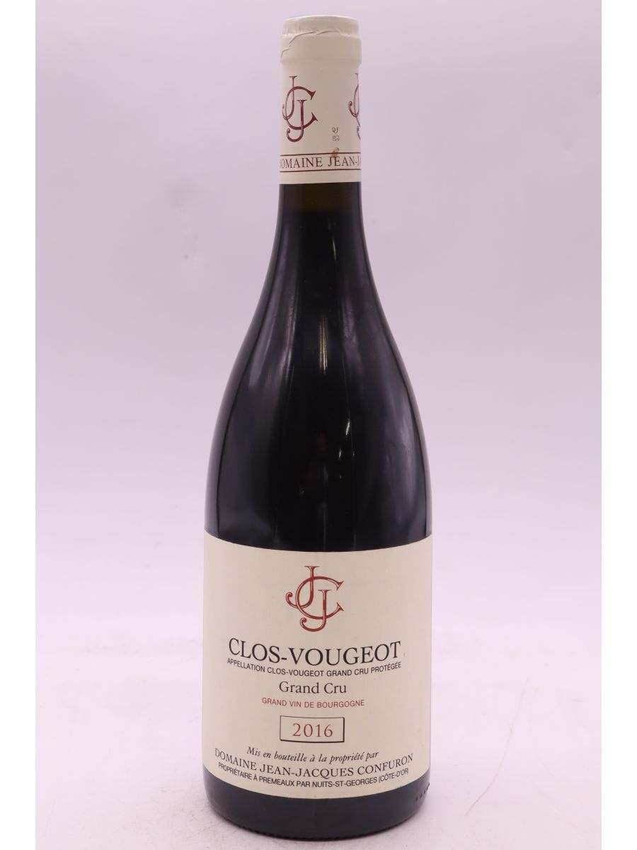 illustration du vin Jean Jacques Confuron Clos Vougeot 2016
