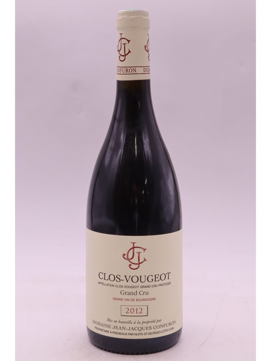 photo du vin Jean Jacques Confuron Clos Vougeot 2012