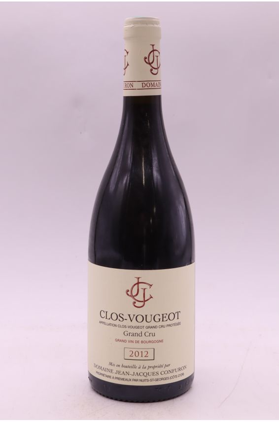 Jean Jacques Confuron Clos Vougeot 2012