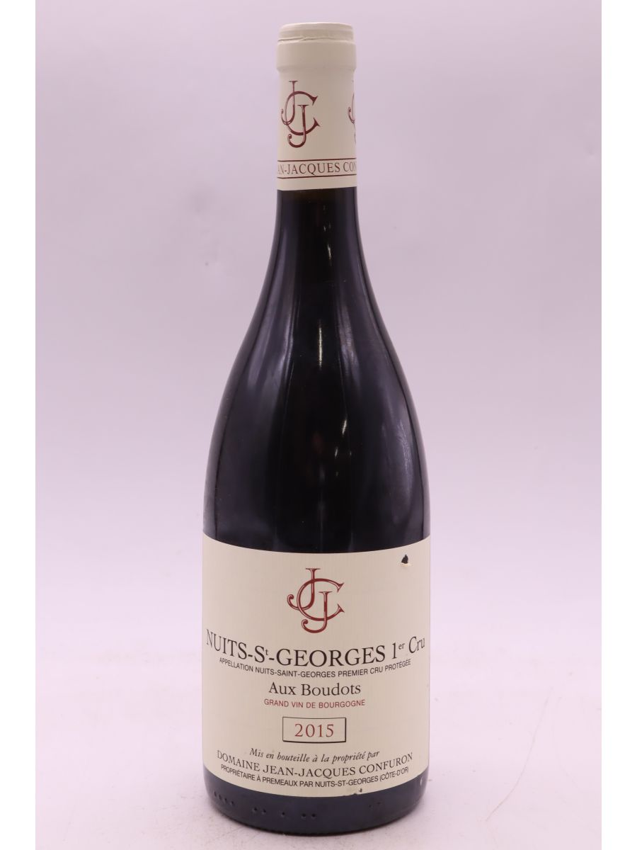 image du vin Jean Jacques Confuron Nuits Saint Georges 1er Cru les Boudots 2015