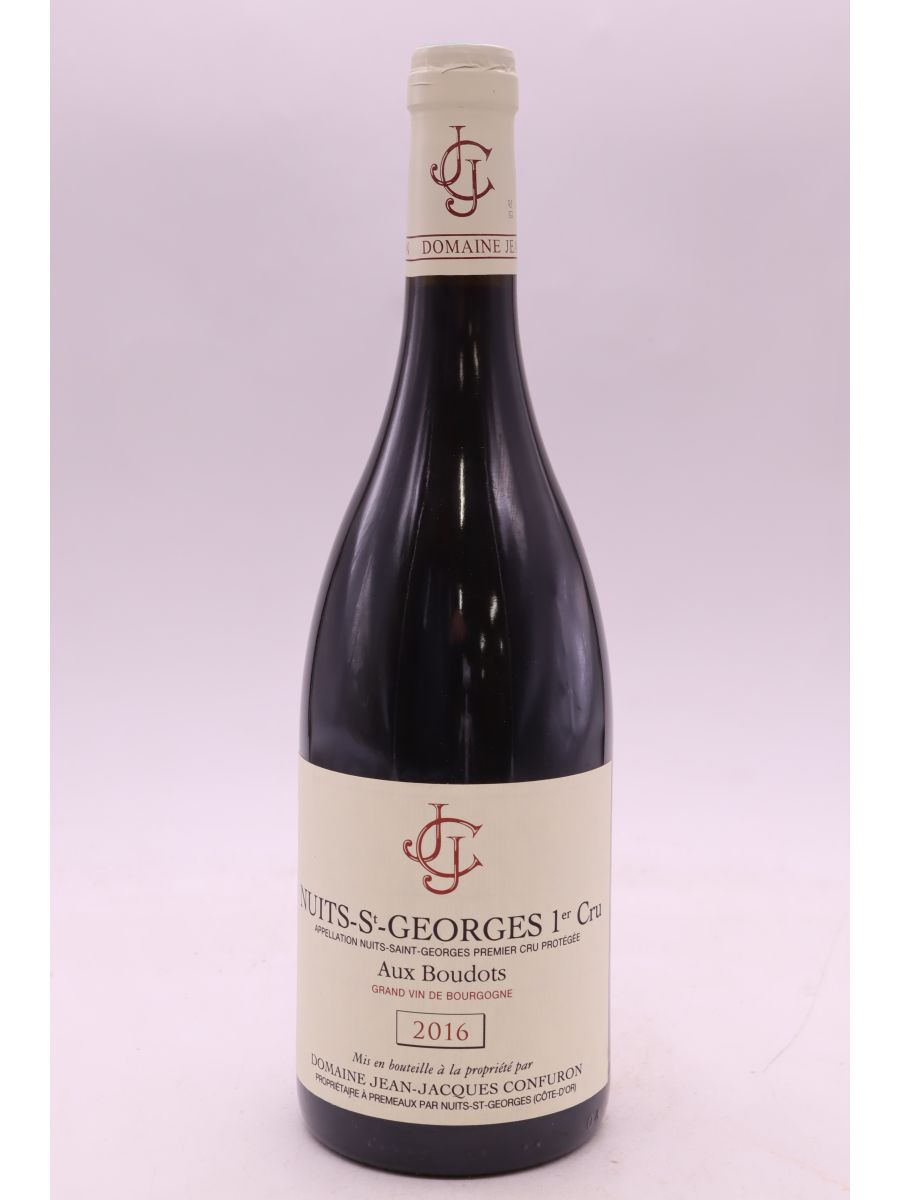 image du vin Jean Jacques Confuron Nuits Saint Georges 1er Cru les Boudots 2016