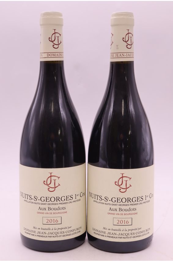 Jean Jacques Confuron Nuits Saint Georges 1er cru Les Boudots 2016