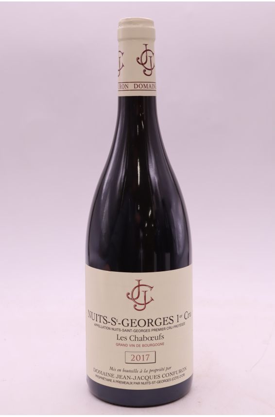 Jean Jacques Confuron Nuits Saint Georges 1er cru Les Chaboeufs 2017