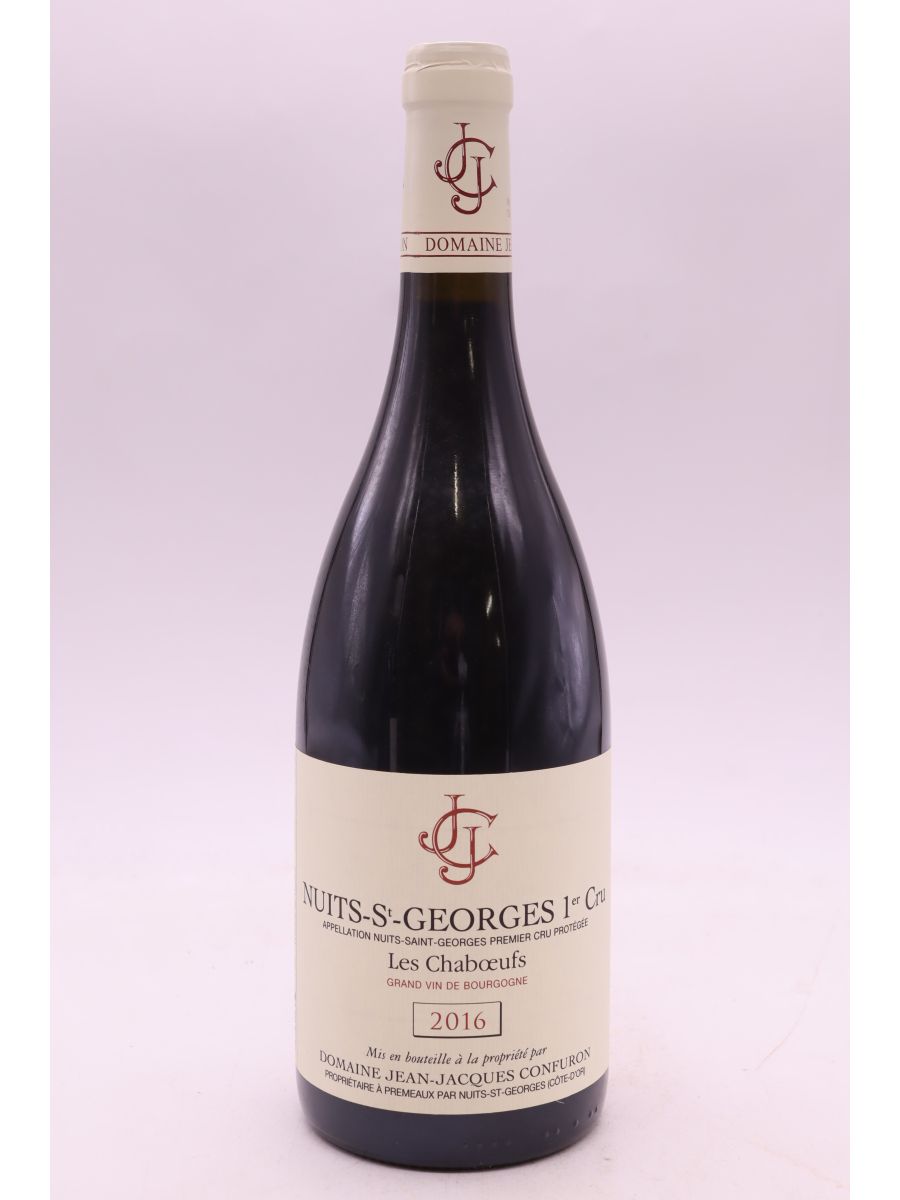 photo du vin Jean Jacques Confuron Nuits Saint Georges 1er Cru les Chaboeufs 2016