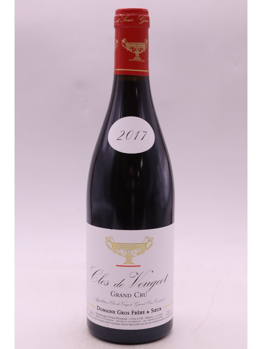 photo du vin Gros Frère et Soeur Clos Vougeot 2017