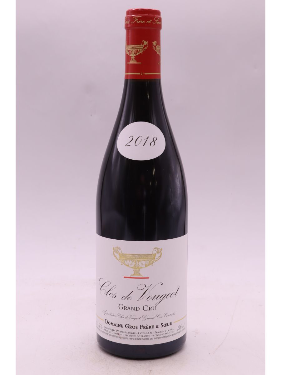 photo du vin Gros Frère et Soeur Clos Vougeot 2018