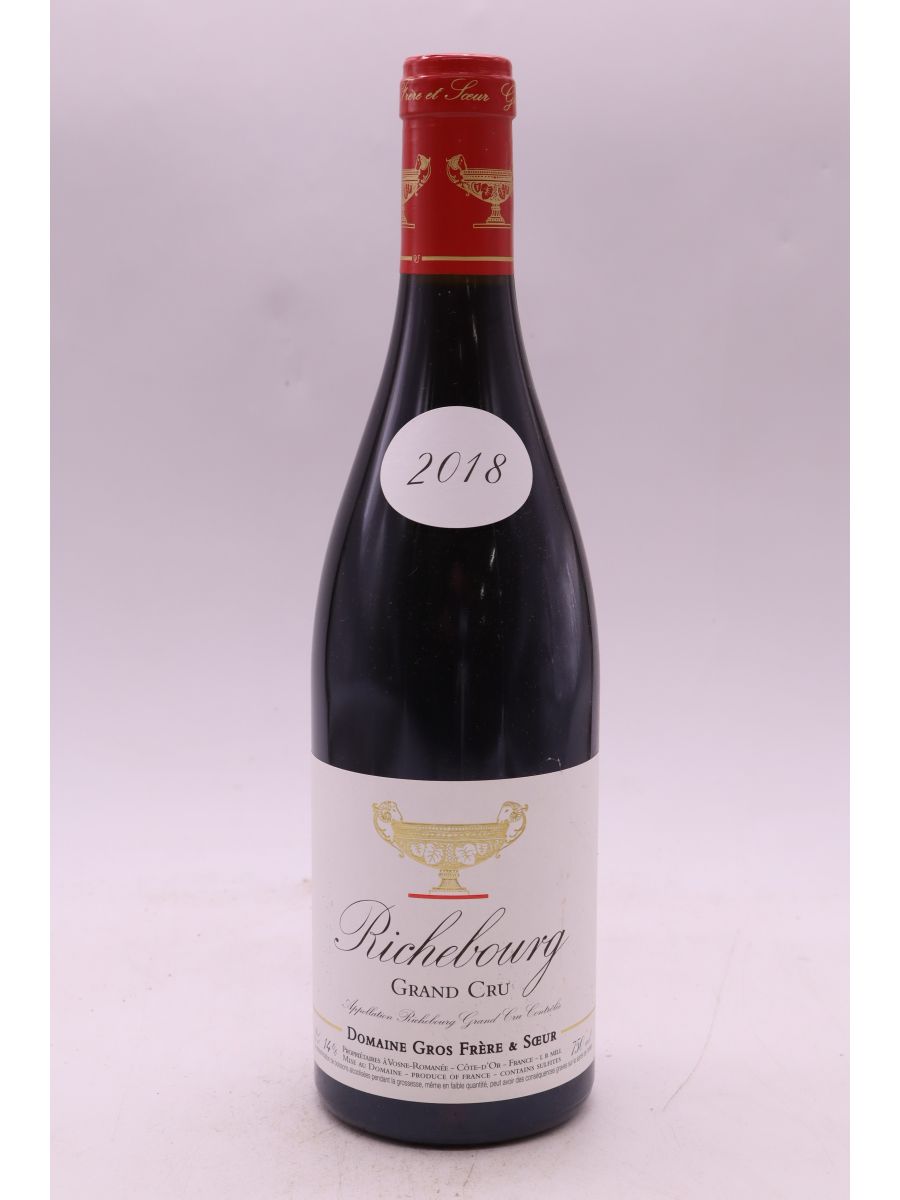 image du vin Gros Frère et Sœur Richebourg 2018
