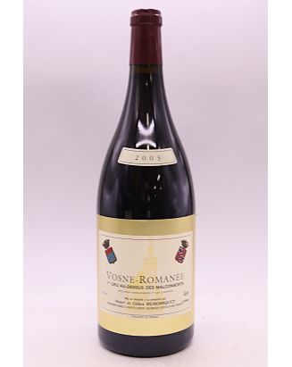 Henri et Gilles Remoriquet Vosne Romanée 1er cru Au Dessus des Malconsorts 2003 Magnum