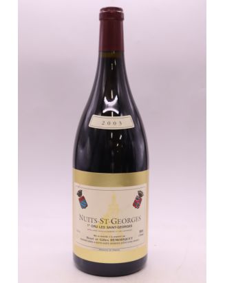 Henri et Gilles Remoriquet Nuits Saint Georges 1er cru Les Saint Georges 2003 Magnum
