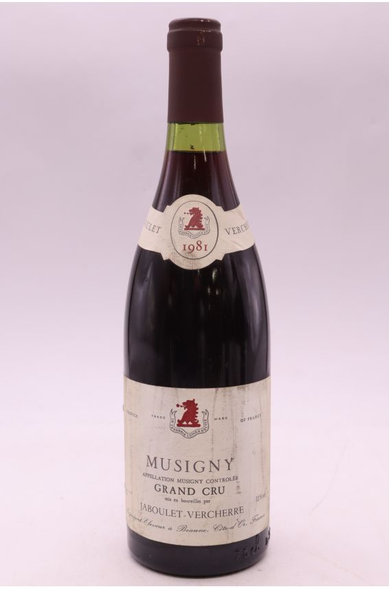 Jaboulet Vercherre Musigny 1981