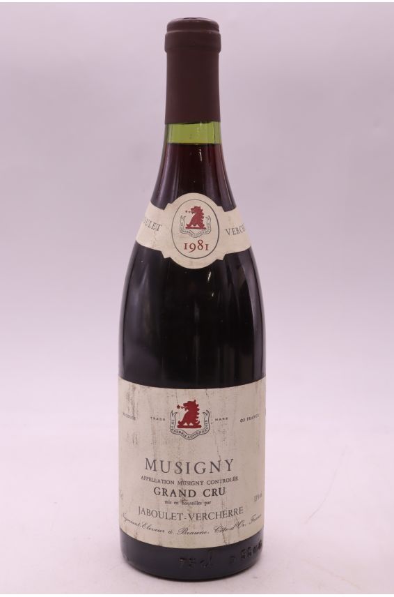 Jaboulet Vercherre Musigny 1981