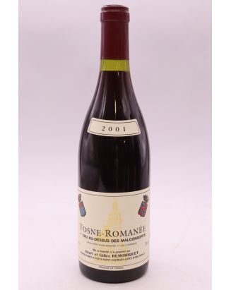 Henri et Gilles Remoriquet Vosne Romanée 1er cru Au Dessus des Malconsorts 2001