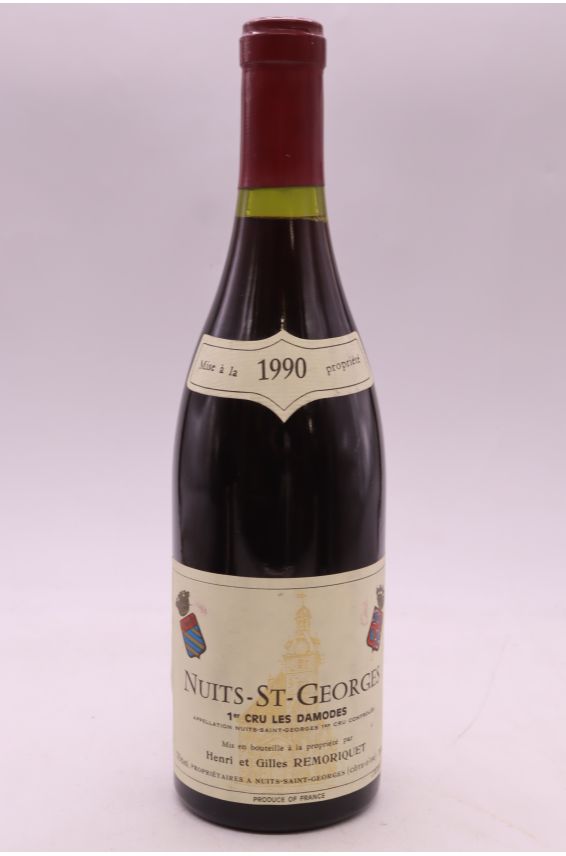 Henri et Gilles Remoriquet Nuits Saint Georges 1er cru Les Damodes 1990
