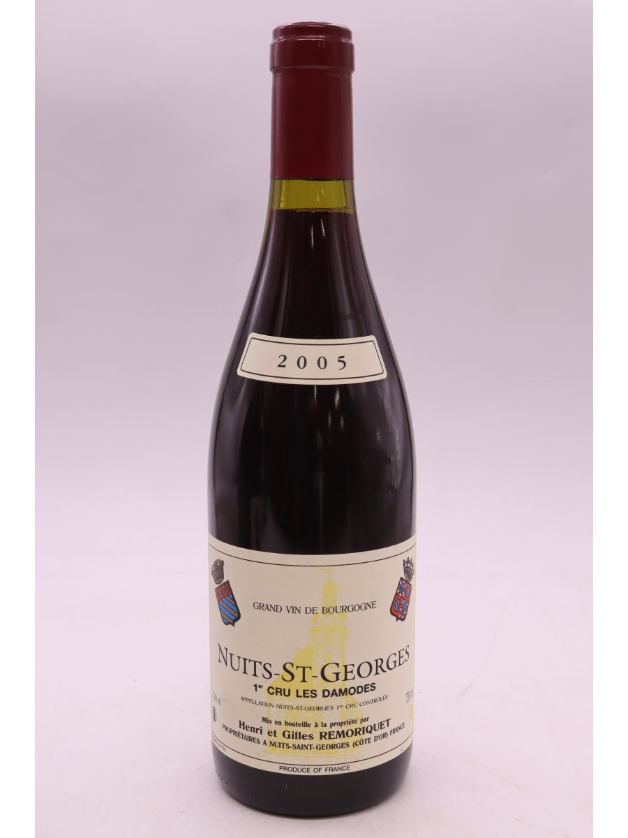 photo du vin Henri et Gilles Remoriquet Nuits Saint Georges 1er Cru les Damodes 2005