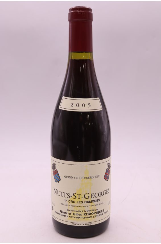 Henri et Gilles Remoriquet Nuits Saint Georges 1er cru Les Damodes 2005