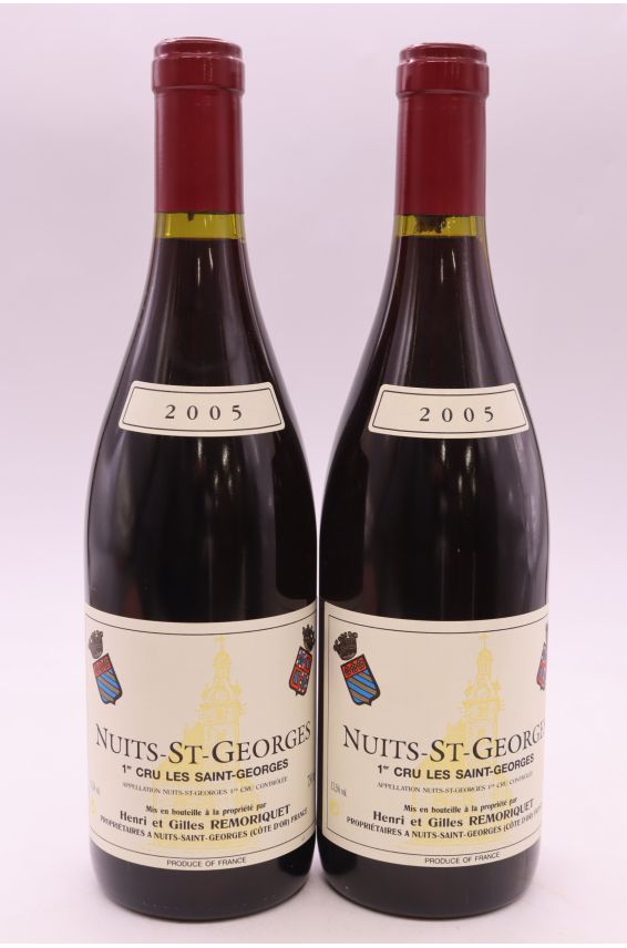 Henri et Gilles Remoriquet Nuits Saint Georges 1er cru Les Saint Georges 2005