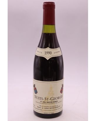 Henri et Gilles Remoriquet Nuits Saint Georges 1er cru Rue de Chaux 1990
