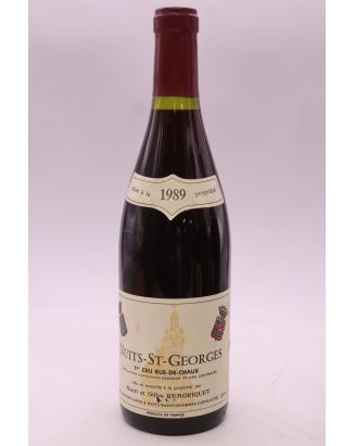Henri et Gilles Remoriquet Nuits Saint Georges 1er cru Rue de Chaux 1989