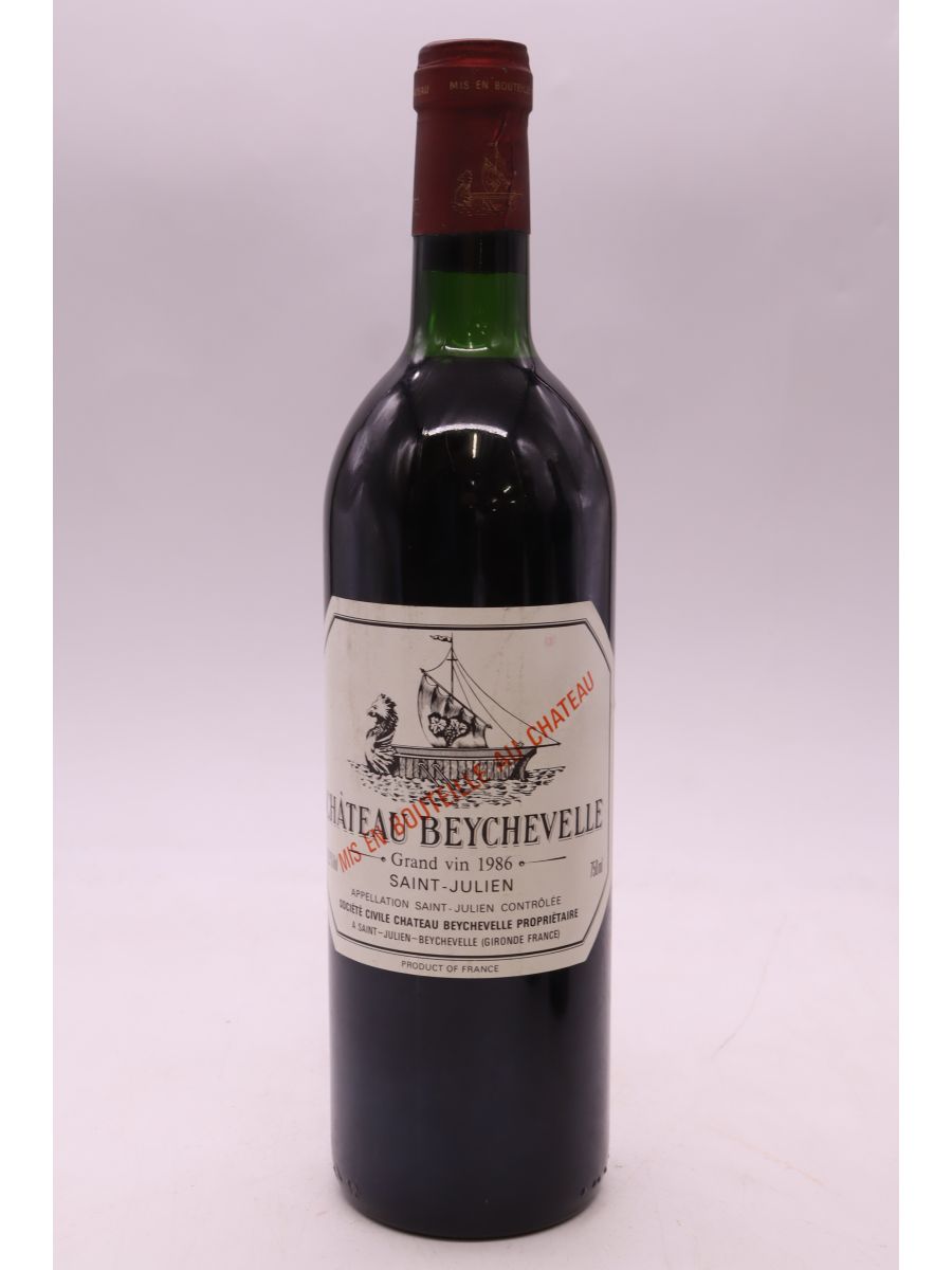 photo du vin Beychevelle 1986