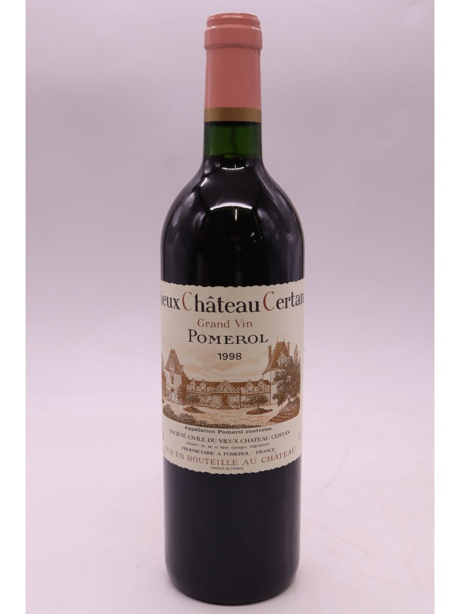 photo du vin Vieux Château Certan 1998