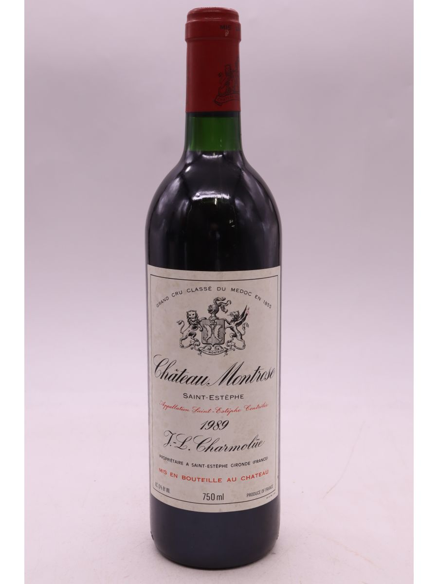 image du vin Montrose 1989