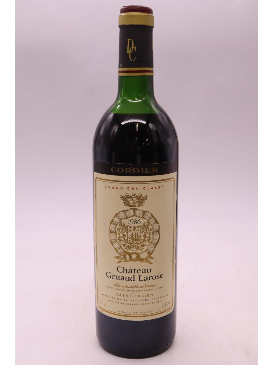 illustration du vin Gruaud Larose 1986 Promo