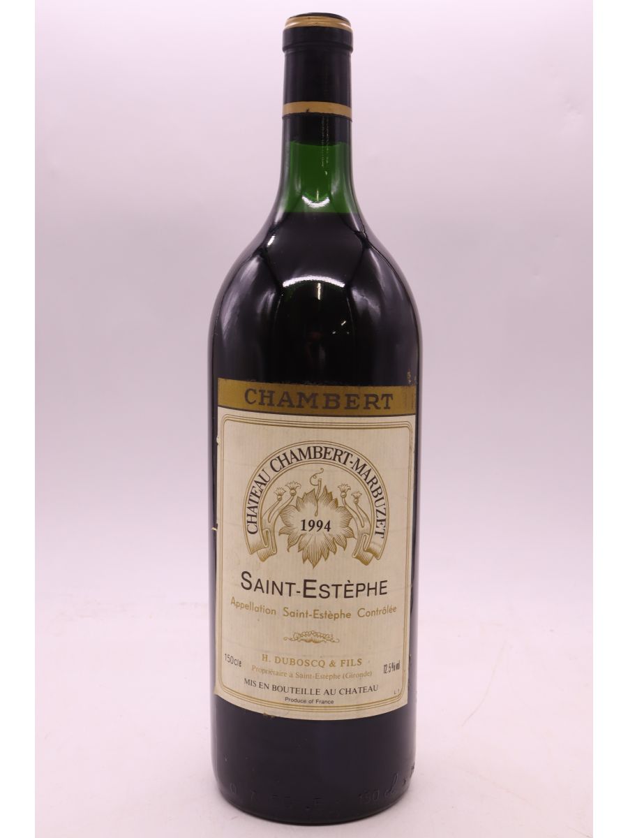 illustration du vin Chambert Marbuzet 1994 Magnum
