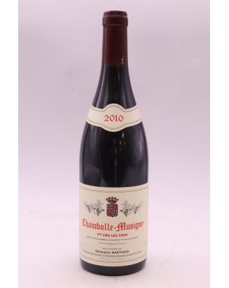 Ghislaine Barthod Chambolle Musigny 1er cru Les Cras 2010