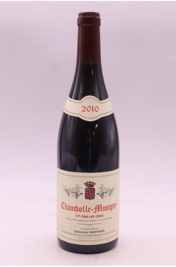 Ghislaine Barthod Chambolle Musigny 1er cru Les Cras 2010