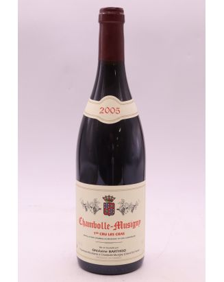 Ghislaine Barthod Chambolle Musigny 1er cru Les Cras 2005