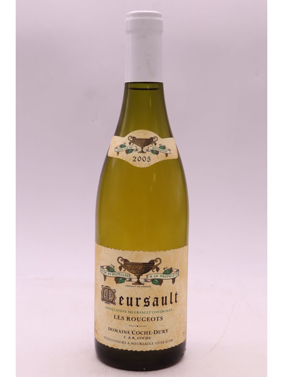 capture du vin Coche Dury Meursault Rougeots 2005