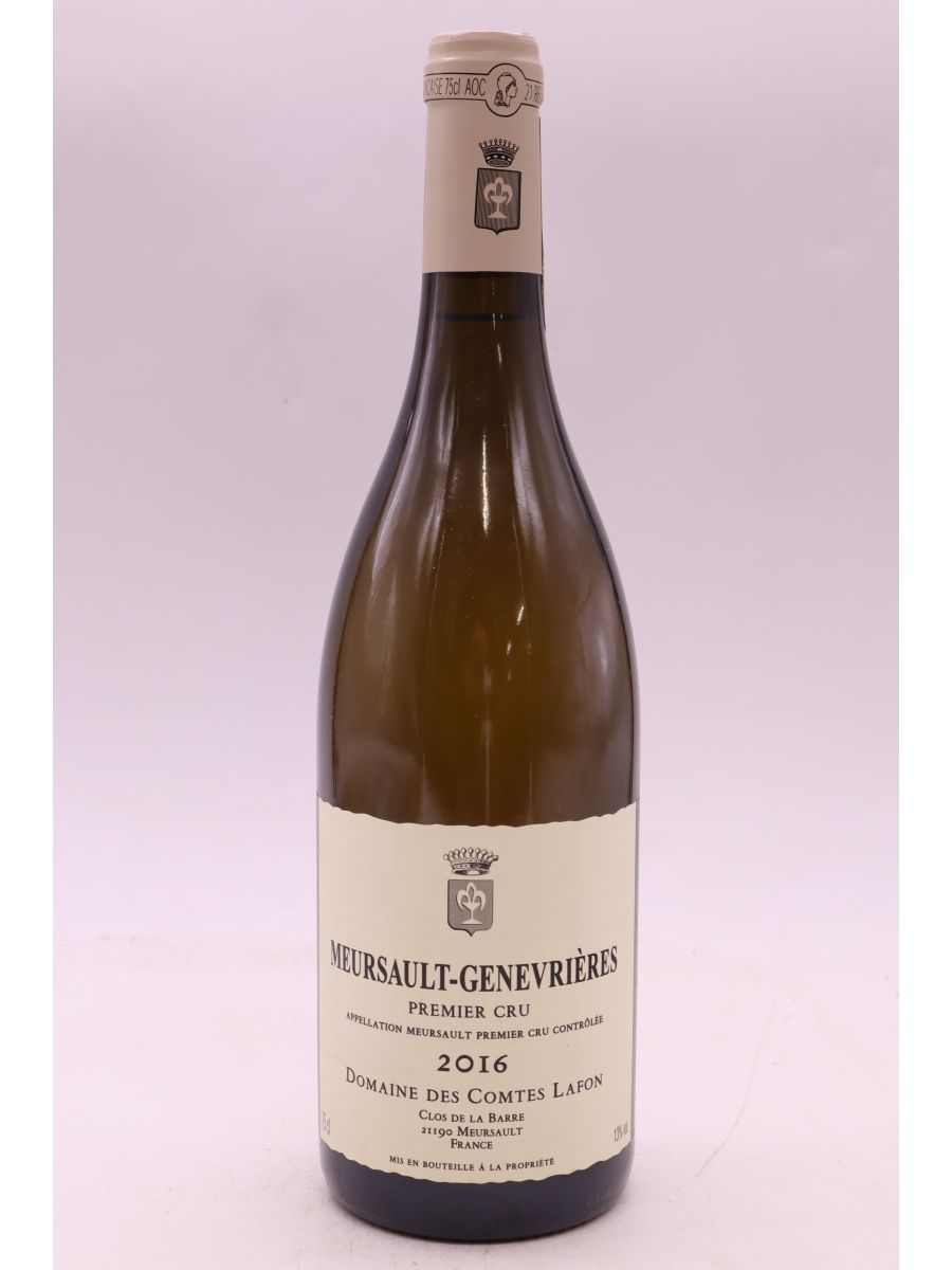 image du vin Comtes Lafon Meursault 1er Cru Genevrières 2016