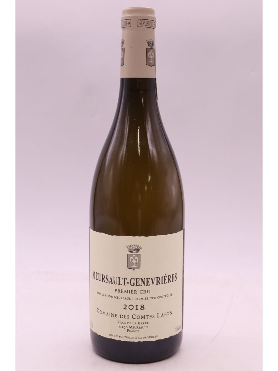 capture du vin Comtes Lafon Meursault 1er Cru Genevrières 2018