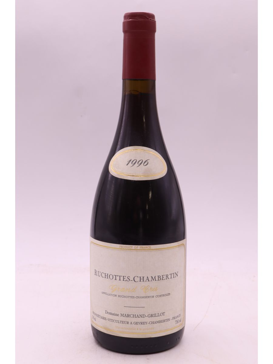 photos du vin Marchand Grillot Ruchottes Chambertin 1996