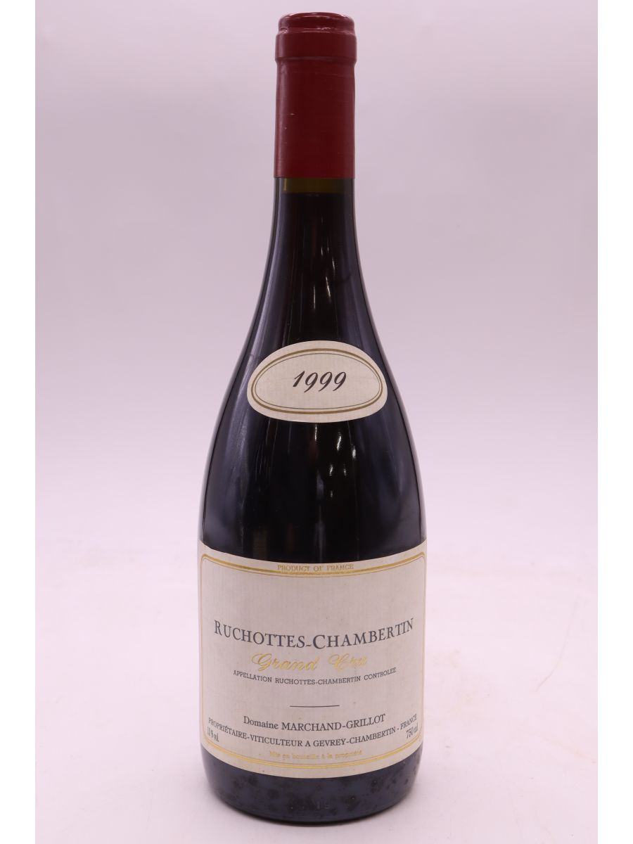 vue du vin Marchand Grillot Ruchottes Chambertin 1999