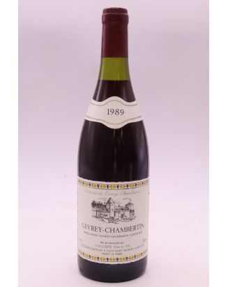 Vaucher Gevrey Chambertin 1989