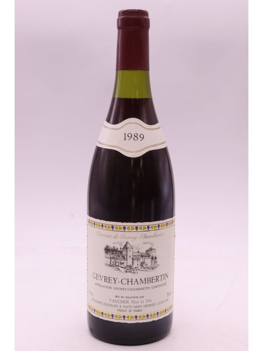 photo du vin Vaucher Gevrey Chambertin 1989