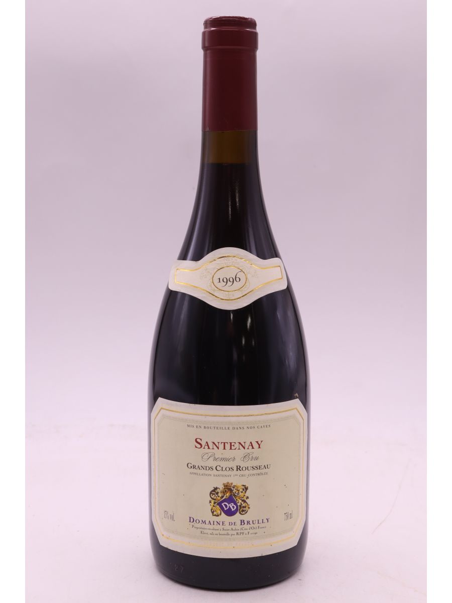 image du vin la Croix de Brully Santenay 1er Cru Grand Clos Rousseau 1996
