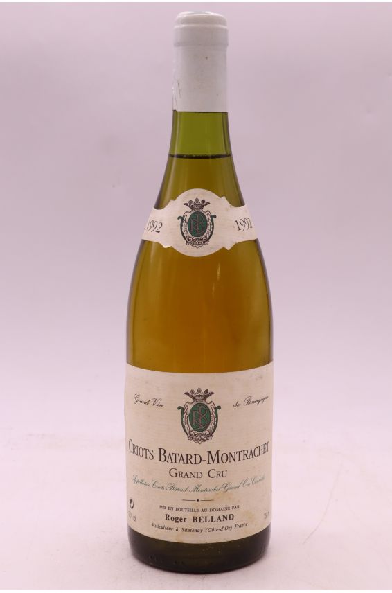 Roger Belland Criots Bâtard Montrachet 1992