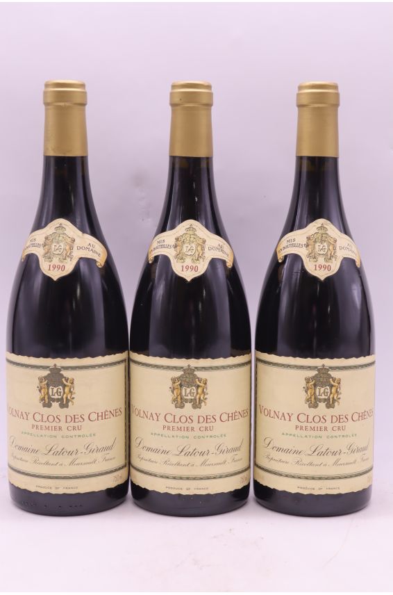 Latour Giraud Volnay 1er cru Clos des Chênes 1990
