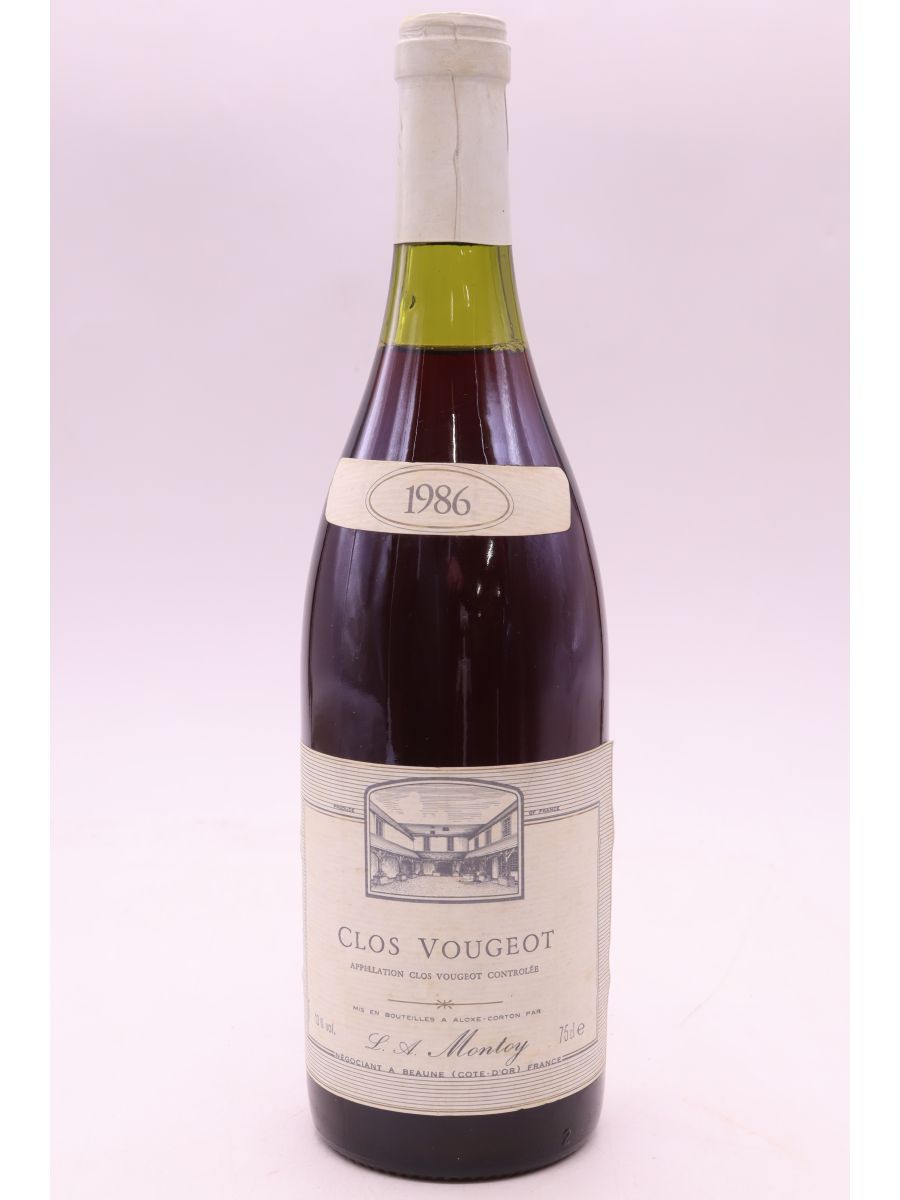 aperçu du vin Montoy Clos Vougeot 1986